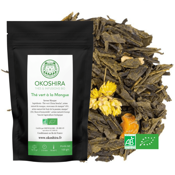 Thé vert à la Mangue Thé vert à la Mangue