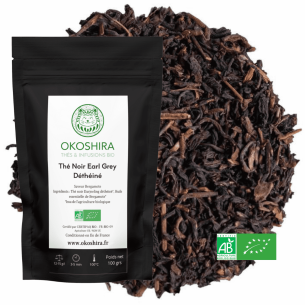 Thé Noir Earl Grey Déthéiné