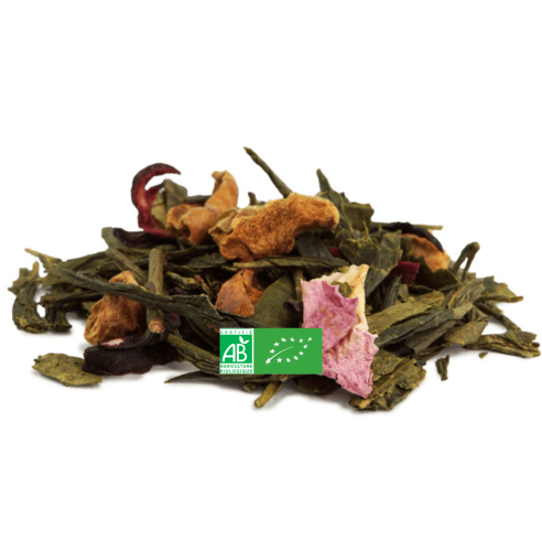 Thé vert Amour de Cerise