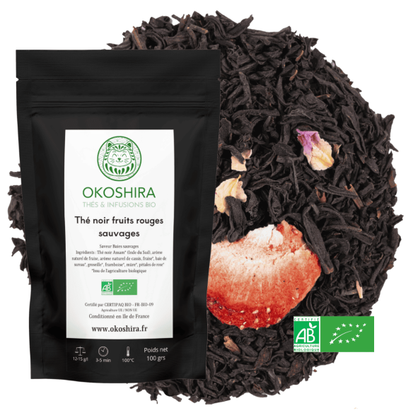 Thé noir fruits rouges sauvages